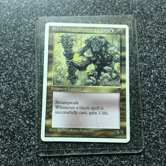 Sol’Kanar the Swamp King Magic the gathering card - Picture 1 of 7